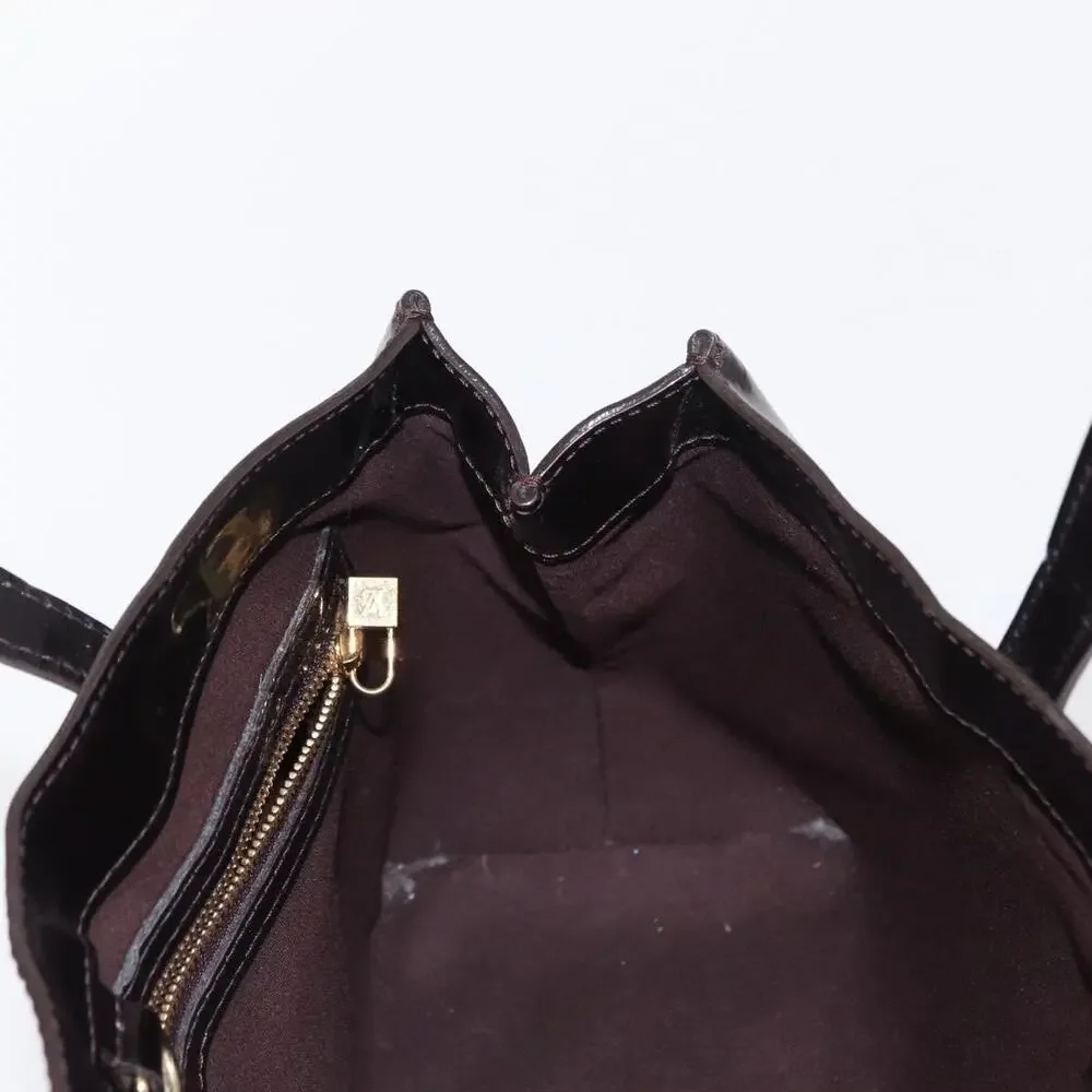 Louis Vuitton Monogram Vernis Wilshire PM Bag Amarante Purple